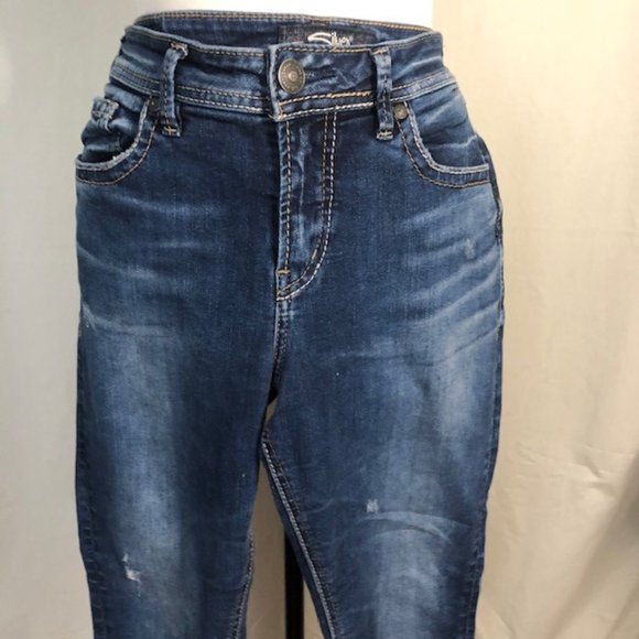 Silver Jeans Avery Ankle Skinny W29/L27 - Picture 2 of 10